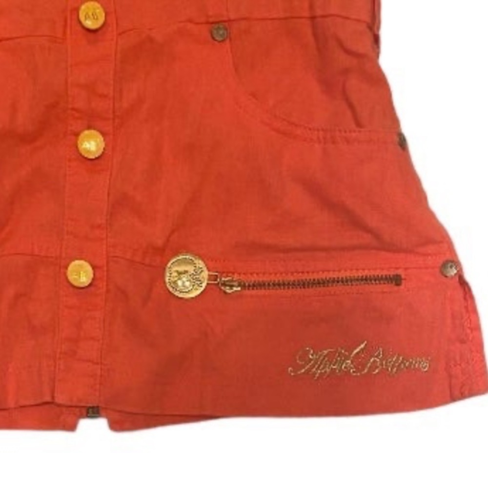 (SOLD) Coral Apple Bottoms Set - Picture 4 of 8